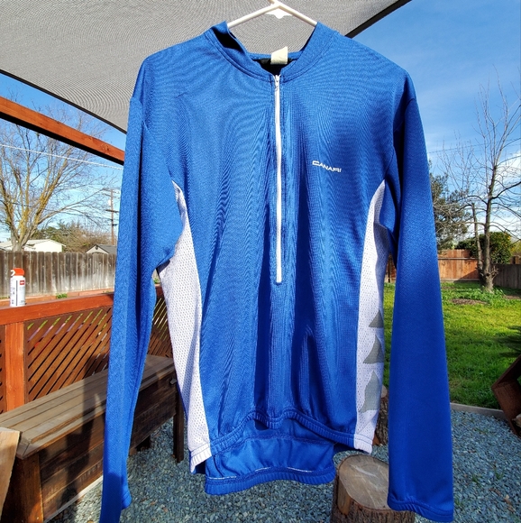 Canari Long Sleeve Men's Cycling Jersey. San Diego. Large. Blue. GPWC - Picture 12 of 14